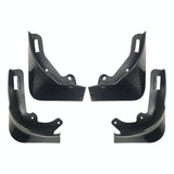 For Tesla Model Y Car Punch-Free Front And Rear Wheel Soft Rubber Fender Guard - Carbon Fiber - Carbon Fiber