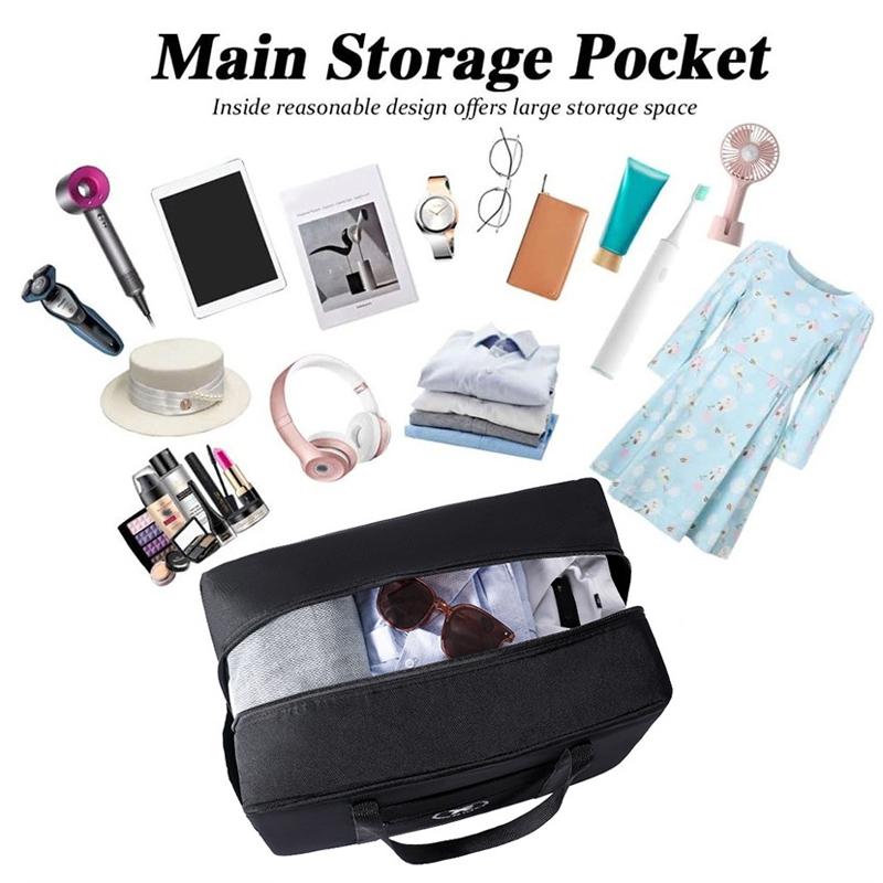 Foldable Travel Bag for Camping & Hiking - Large - Small Black