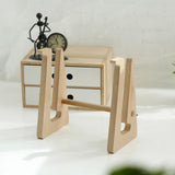 Wooden Desktop Cooling Stand for Computers and Tablets - 45-Degree Angle