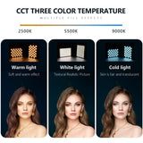 Rechargeable Clip Fill Light - 60 Leds 3 Light Modes Front & Back Clip a Type Blue - B Type Blue - Low Angle