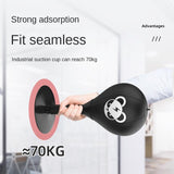 Desktop Speed Ball For Boxing Training - Bear Design With Gloves & Pump - Monkey+Pump - Close-Up Angle