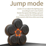 Bluetooth Music Boxing Machine With Wall Mount And Adult Gloves - With Kids Gloves - Top-Down View