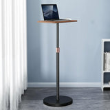 Adjustable Laptop Stand for Workbench - Compact Design - Front View