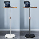 Adjustable Laptop Stand for Workbench - Compact Design - Side View