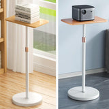 Adjustable Laptop Stand for Workbench - Compact Design - Rear View