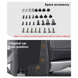 For Suzuki Jimny 2019-2023 4Pcs / Set Car Auto Soft Plastic Splash Flaps Fender Guard - 45-Degree Angle