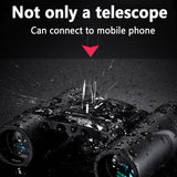 Foldable Hunting Binoculars for Outdoor Adventures - 200 X 25 With Phone Clip - Extra Image