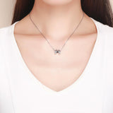 925 Sterling Silver Angel Wing Beads For Diy Bracelet Bead+Chain Style - Bead + Chain - Close-Up Angle