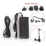 Universal Electric Scooter Charger for Xiaomi M365 & Ninebot Es2 / Es4 - 42v / 2a - Close-Up Angle