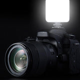 Portable 64-led Video Conference Laptop Light - Clip + Tripod Set - Side View