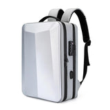 15.6 Silver Hard Shell Gaming Backpack - Front View