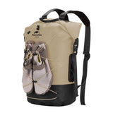 Waterproof Bag For Outdoor Water Activities 20L Khaki - 20L Yellow - Front View