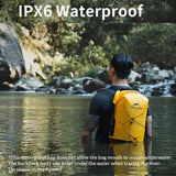 Waterproof Bag For Outdoor Water Activities 20L Khaki - 20L Yellow - Side View
