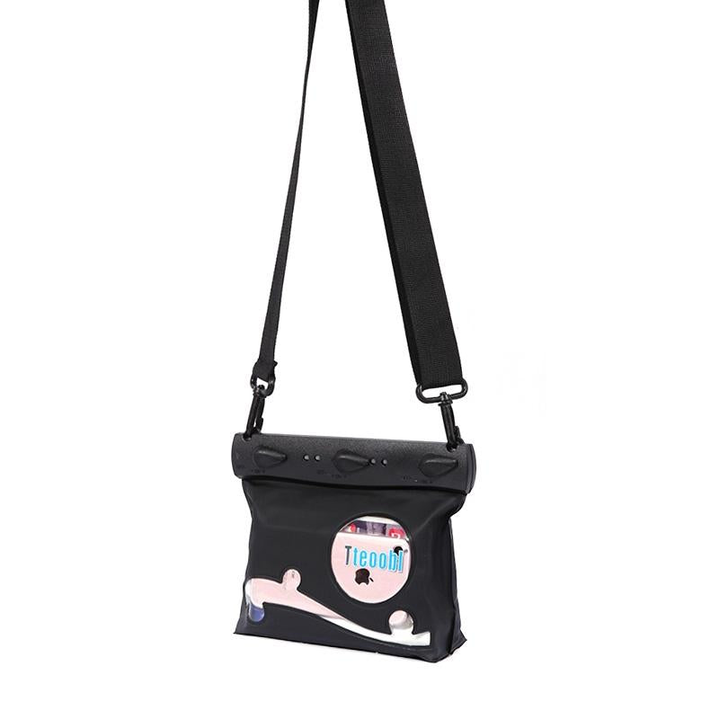 Waterproof One Shoulder Crossbody Bag For Drifting And Diving Small Black