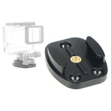 Aluminum Quick Release Tripod Mount for Sports Camera - 4 Holes - Front View