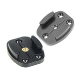 Aluminum Quick Release Tripod Mount for Sports Camera - 4 Holes - Side View