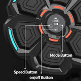 Adjustable 9-Speed Bluetooth Music Boxing Machine With Lights - Black - Light Gray - Extra Image