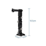 Helmet Mount Set - 2 Adhesive Arms for Multi-angle Fixing for Gopro - Top-Down View