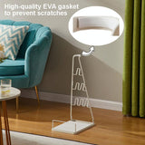 Universal Non-punch Vacuum Cleaner Floor Storage Bracket for Dyson - White - 45-Degree Angle