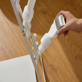 Universal Non-punch Vacuum Cleaner Floor Storage Bracket for Dyson - White - Rear View