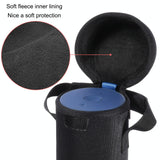Portable Neoprene Speaker Bag for Ue Boom 3 with Velvet Lining - 45-Degree Angle
