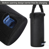 Portable Neoprene Speaker Bag for Ue Boom 3 with Velvet Lining - Rear View