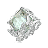 925 Sterling Silver Natural Butterfly Pendant For Diy Bracelets Bsc649 Style - Butterfly