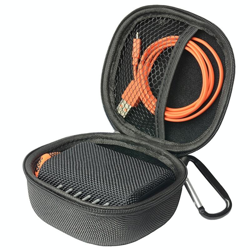 Protective Case for Jbl Go4 Bluetooth Speaker - Portable Storage Bag Black - Black