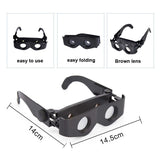 Hd Outdoor Fishing Binoculars with Magnifier - Includes Telescope and Glasses Case - Top-Down View