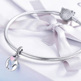 925 Sterling Silver Cat Pendant For Diy Bracelets & Necklaces Style - Pendent + Chain - Rear View