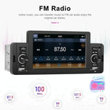 5 Inch Car Mp5 Inch Player W / Bluetooth & Microphone - Standard + 4 Lights Camera - 45-Degree Angle