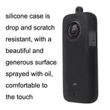 Silicone Protective Case for Insta360 one X2 - Sturdy and Stylish - Close-Up Angle