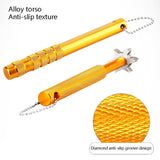Plum Golf Club Groove Cleaner - Face Knife - Top-Down View