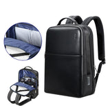 Waterproof Travel Laptop Backpack With Usb & Type-C Port - Large Capacity - Deluxe - Front View