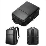 Waterproof Travel Laptop Backpack With Usb & Type-C Port - Large Capacity - Deluxe - Side View