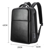 Waterproof Travel Laptop Backpack With Usb & Type-C Port - Large Capacity - Deluxe - 45-Degree Angle