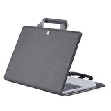 15.4 Inch Macbook Pro Protective Tote Bag - Dark Gray - Front View