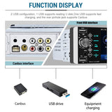 5.1 Inch Ips Capacitive Carplay Player + 4 Light Camera - A2905 - Rear View