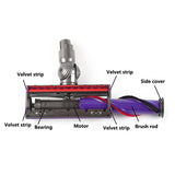 35w Motor-cross Head for Dyson V6 V7 Vacuum Cleaner - Direct Drive Suction Parts - Top-Down View