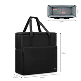 Desktop Computer Storage Bag - Single Layer for 24 Monitor and Keyboard - Side View