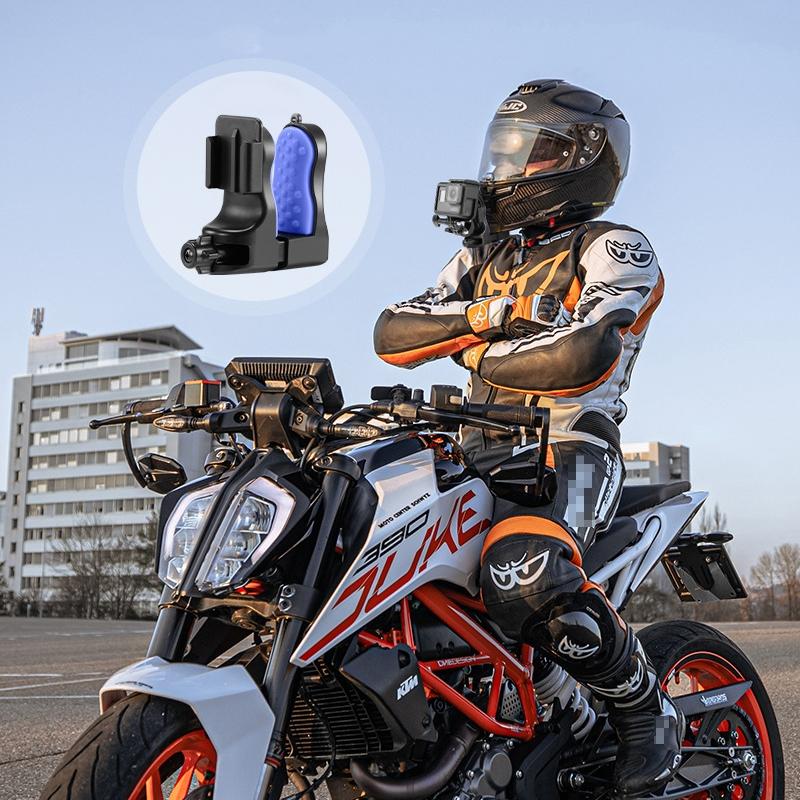 Universal Motorcycle Helmet Mount for Gopro Dji and Sjcam Cameras - Set 2