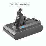 Extra Battery for Dyson V6 Handheld Vacuum - Replacement - V6 2.2Ah - Top-Down View