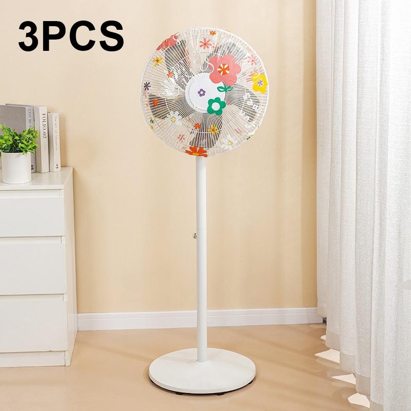 Waterproof Dustproof Fan Cover - Set of 3 - Sunflower Design
