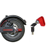 Multi-function Disc Brake Lock for Xiaomi Mijia M365 Electric Scooter - Front View