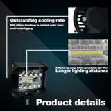 4 Inch 15W 1500Lm Led Strip Lamp Working Refit Off - Road Vehicle Light Roof Strip Light - Extra Image