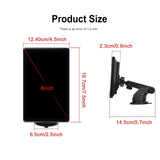 8 Inch Full Touch Car Screen Player - Horizontal / Vertical Carplay / Android Auto - With Camera - Low Angle