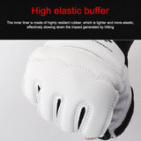 Adults Half Finger Sandbag Training Boxing Gloves - Pu Leather For Fitness And Sparring