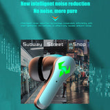 Low Latency Wireless Bluetooth Game Earphones with Colourful Lights - Non-Digital Display