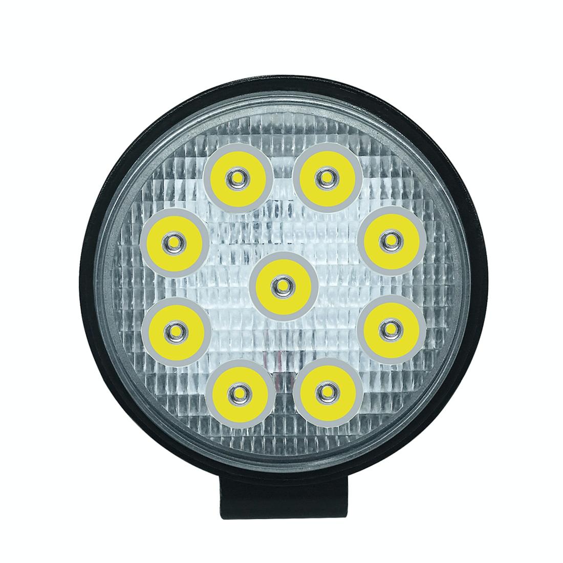 6.7W White Light Round - Shaped Waterproof Car Boat Marine Work Lights Spotlight Led Bulbs Dc 9 - 30V