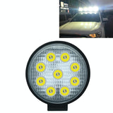 6.7W White Light Round - Shaped Waterproof Car Boat Marine Work Lights Spotlight Led Bulbs Dc 9 - 30V - Top-Down View